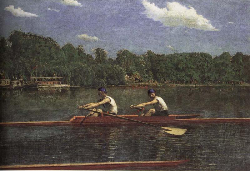 Thomas Eakins The buddie is rowing the boat Spain oil painting art